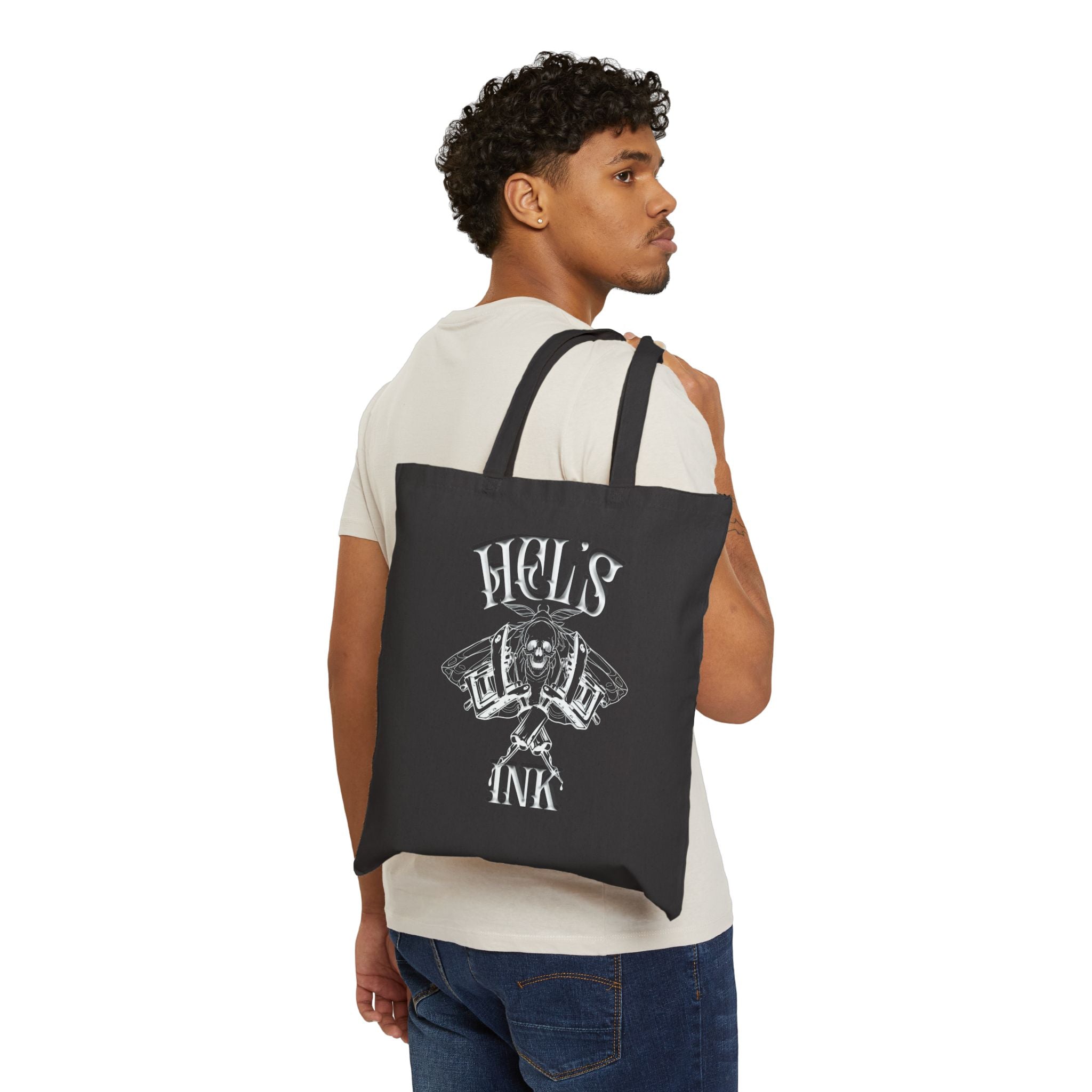 Hel's Ink Logo Cotton Canvas Tote Bag
