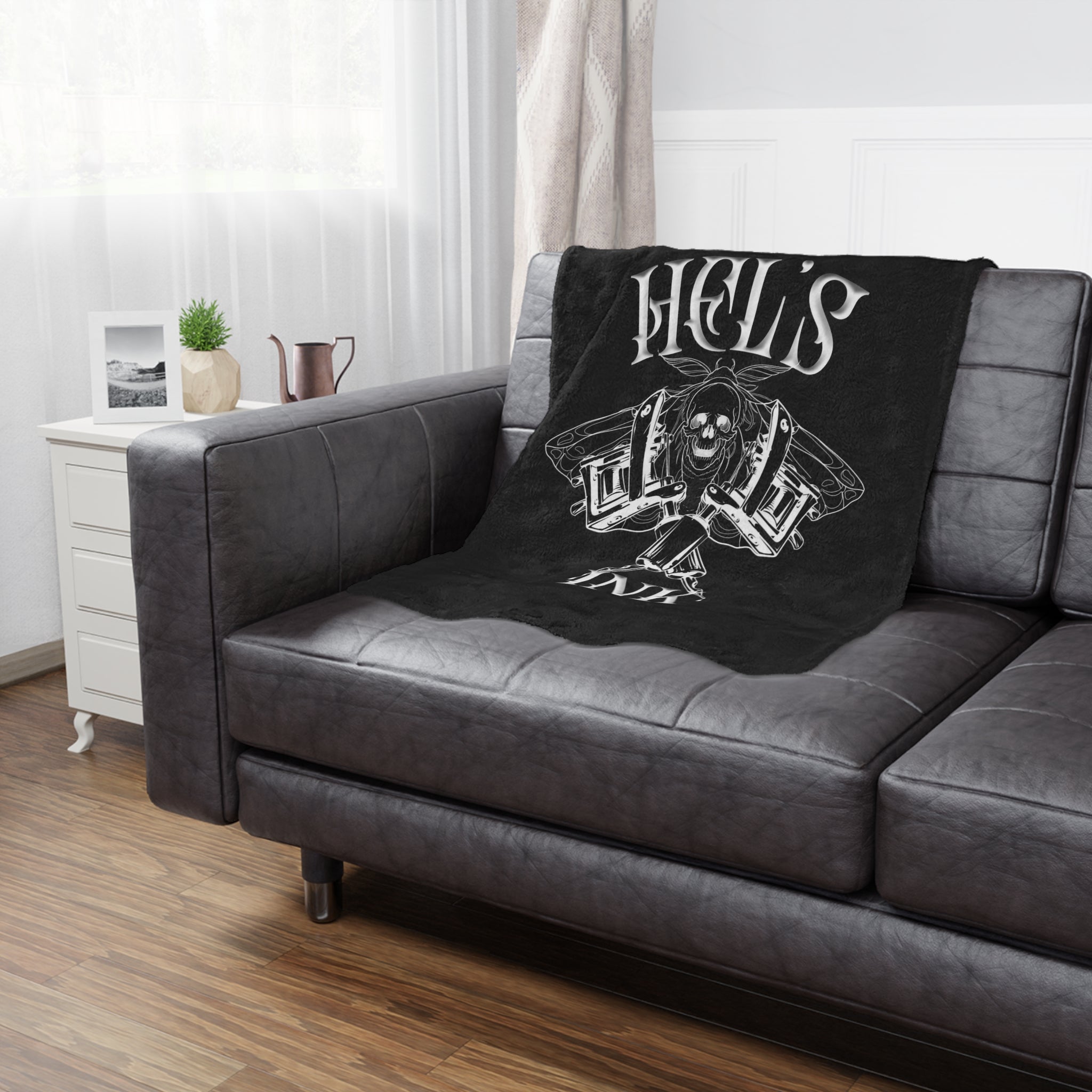 Hel's Ink Logo Minky Blanket