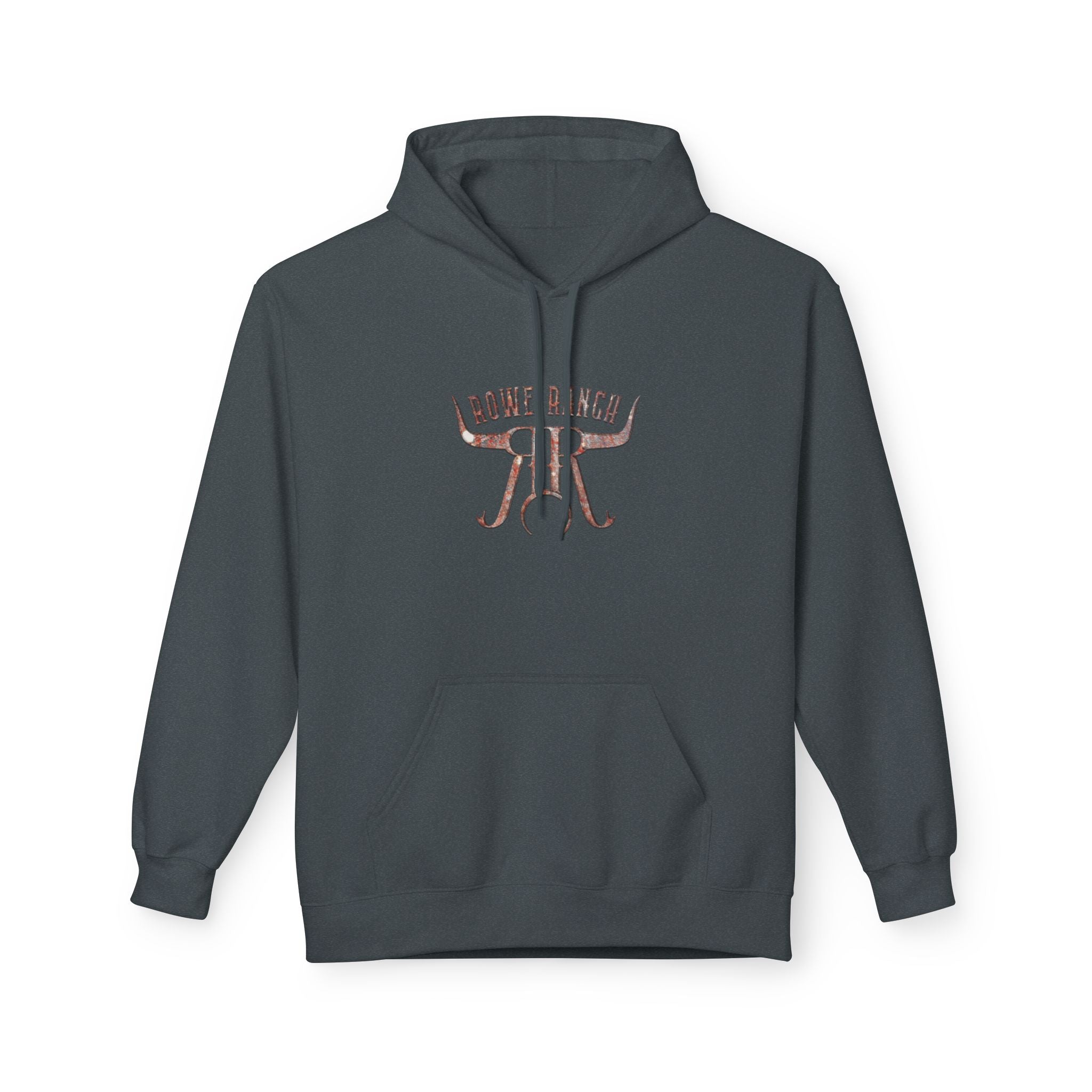 Rowe Ranch Logo Unisex Midweight Softstyle Fleece Hoodie