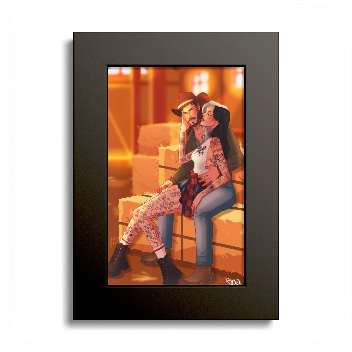 5x7 Jackson & Ozzy Framed Poster