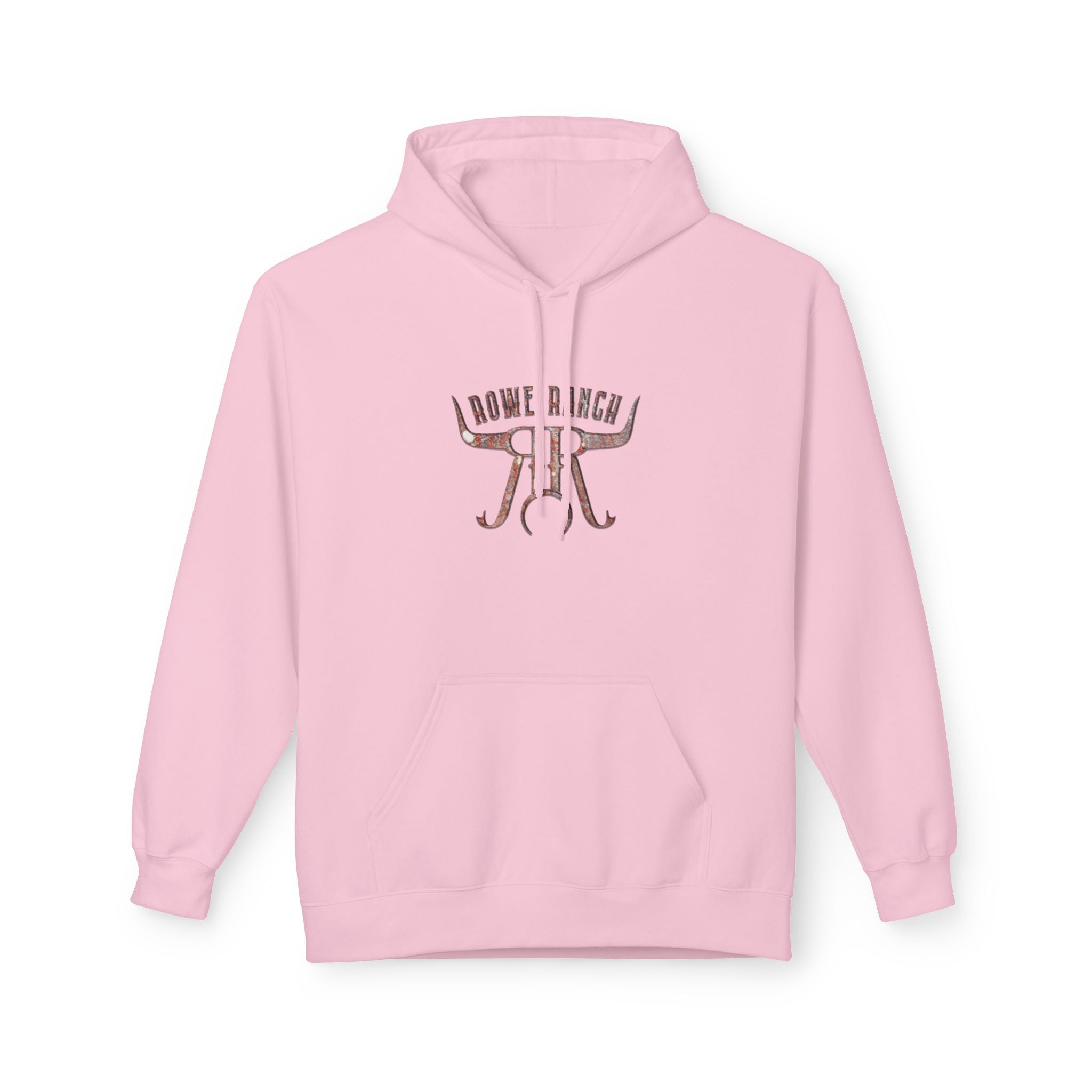 Rowe Ranch Logo Unisex Midweight Softstyle Fleece Hoodie
