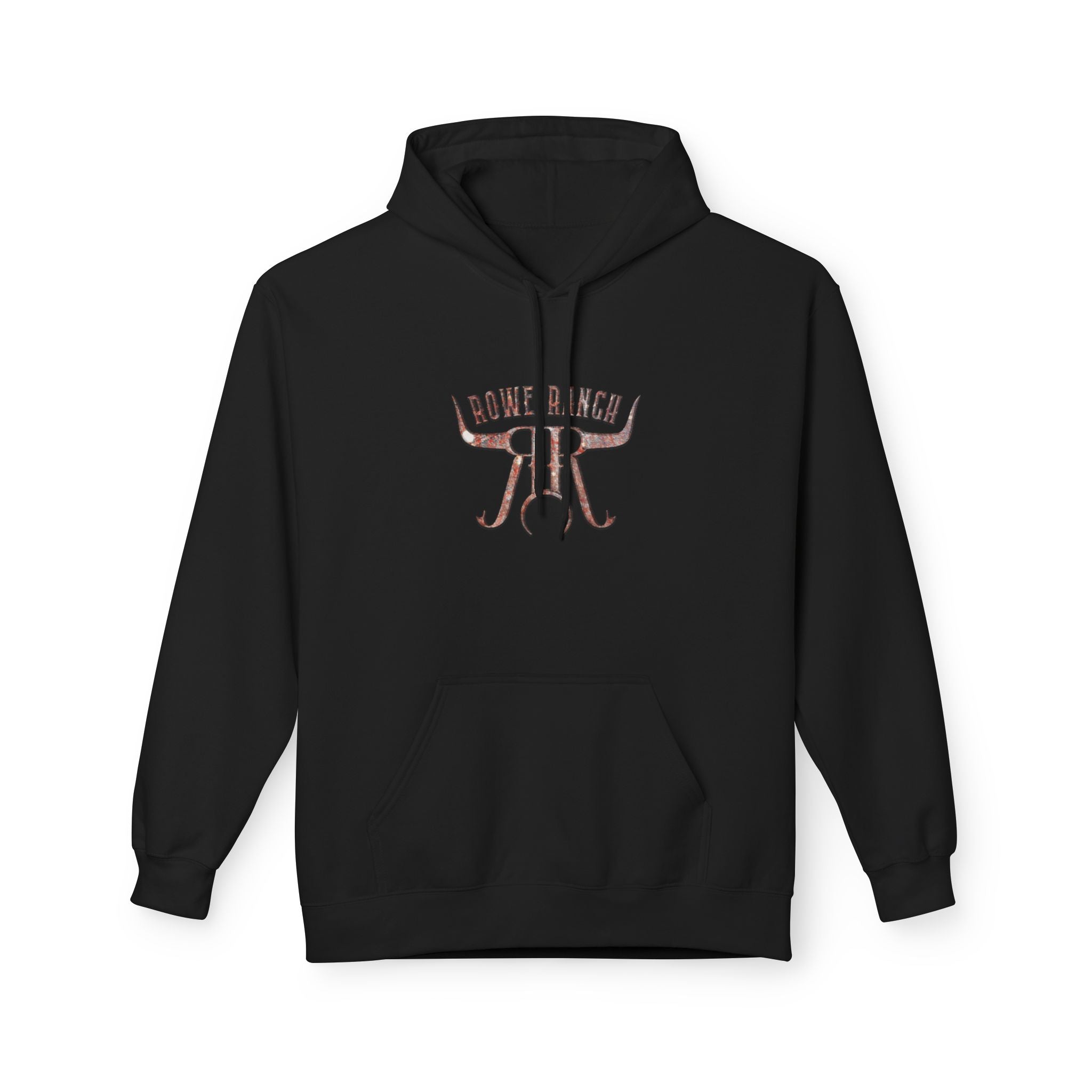 Rowe Ranch Logo Unisex Midweight Softstyle Fleece Hoodie
