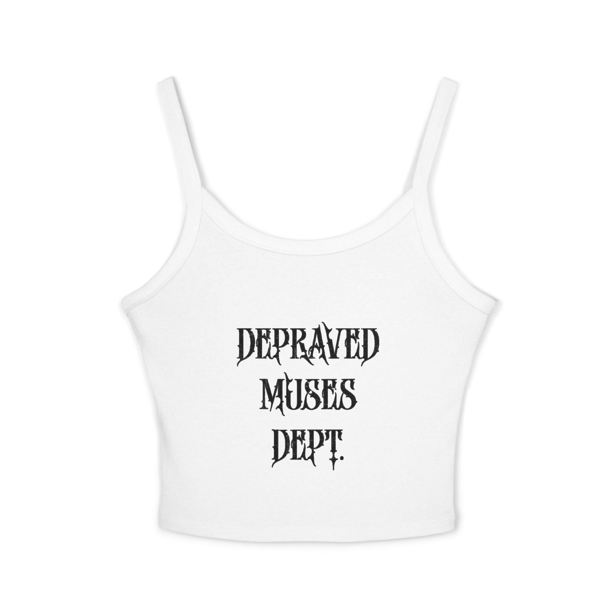 Depraved Muses Dept. Women's Spaghetti Strap Tank Top