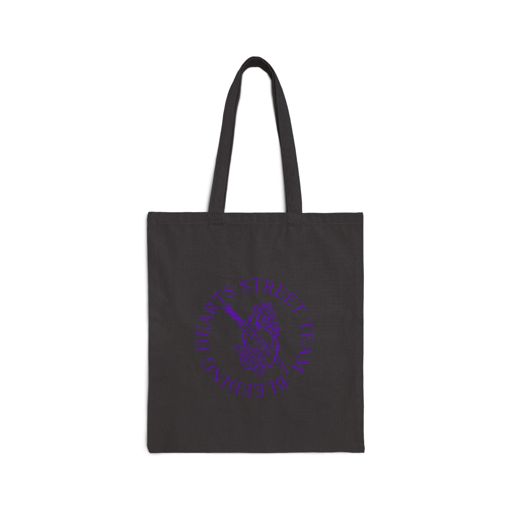 Bleeding Hearts Street Team Logo Cotton Canvas Tote Bag