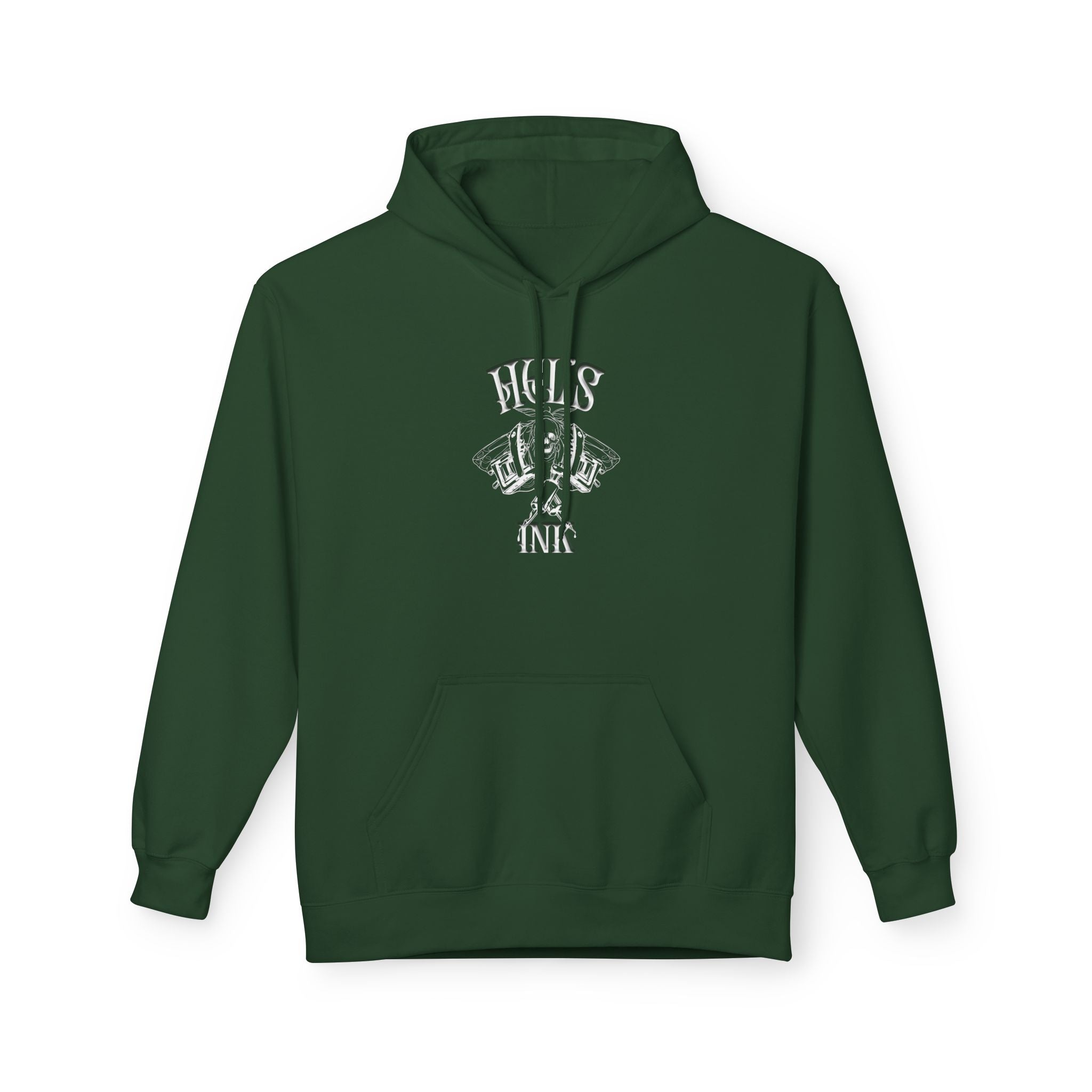 Hel's Ink Logo Unisex Midweight Softstyle Fleece Hoodie
