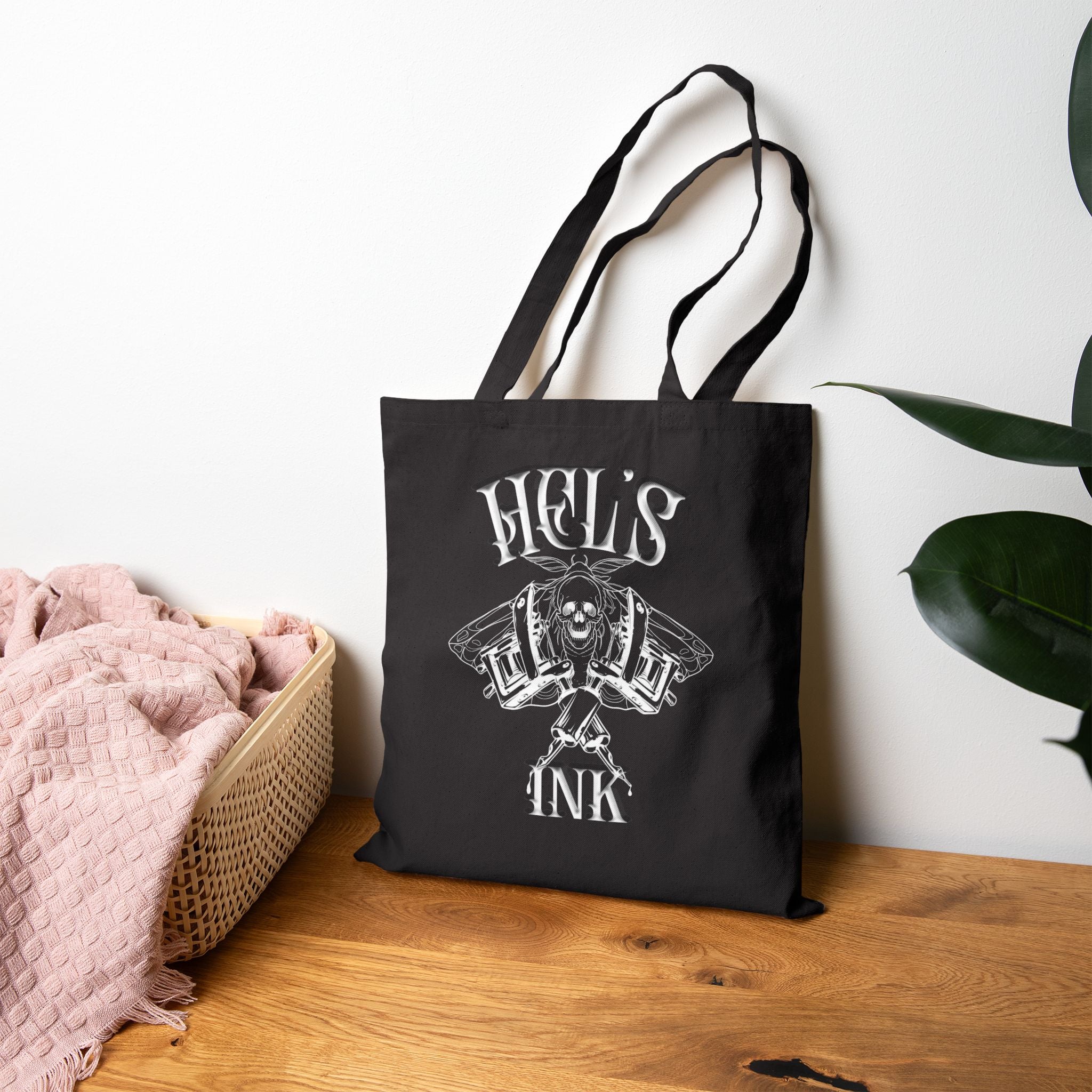 Hel's Ink Logo Cotton Canvas Tote Bag