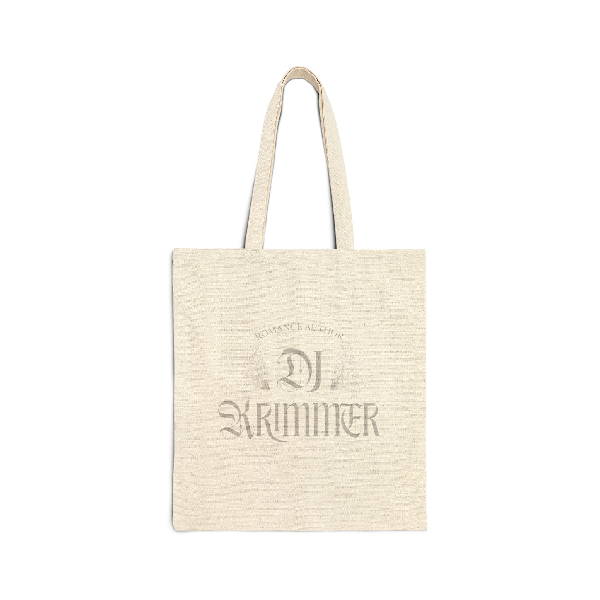 Bleeding Hearts Street Team Logo Cotton Canvas Tote Bag