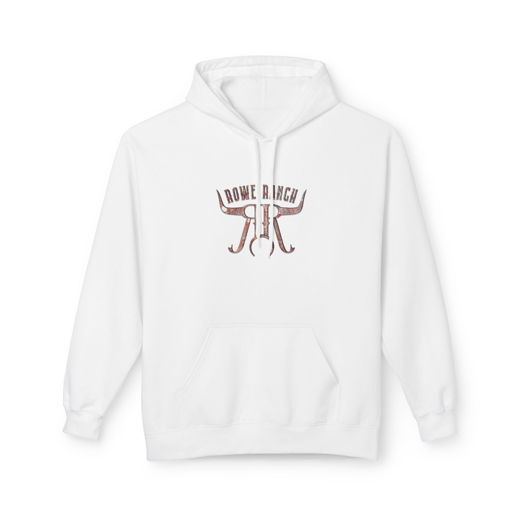 Rowe Ranch Logo Unisex Midweight Softstyle Fleece Hoodie