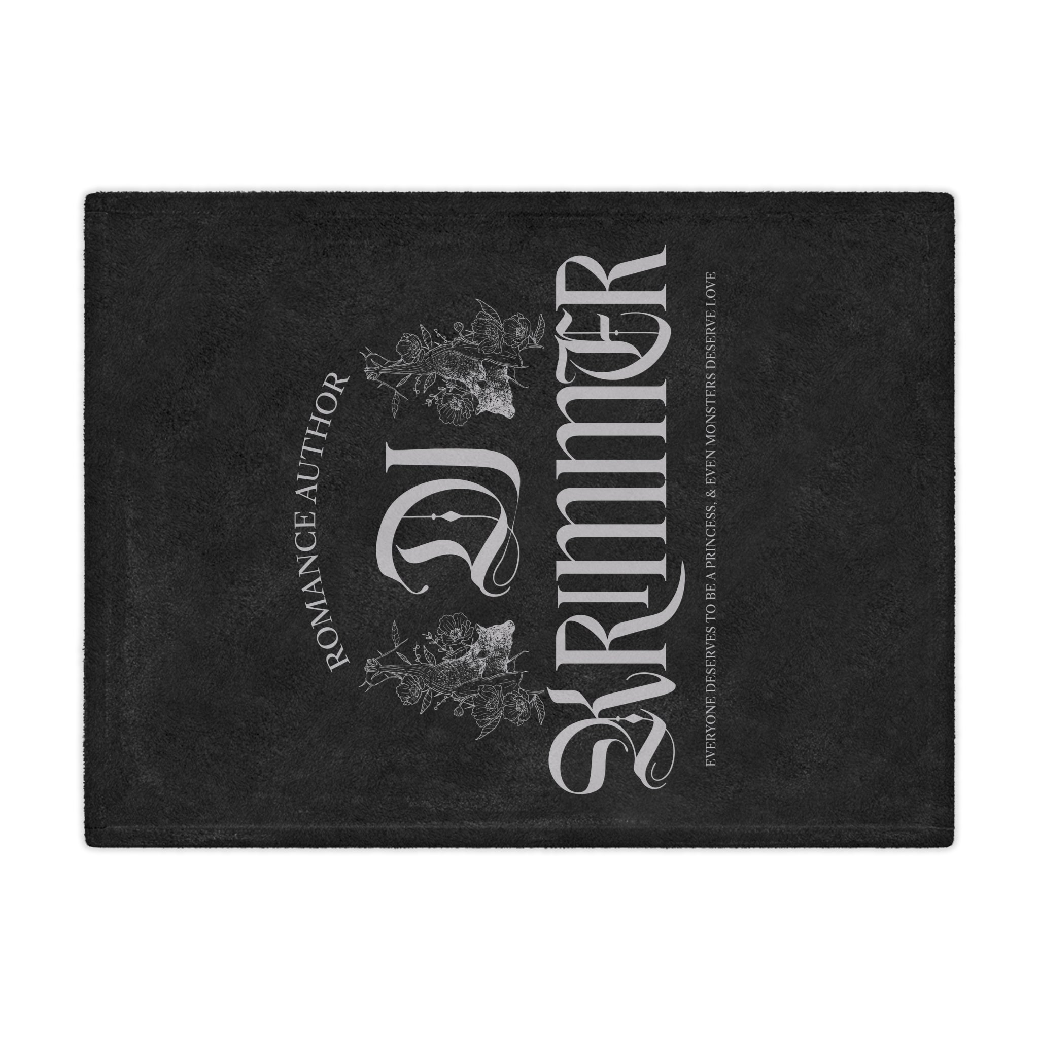 DJ Krimmer Logo Minky Blanket