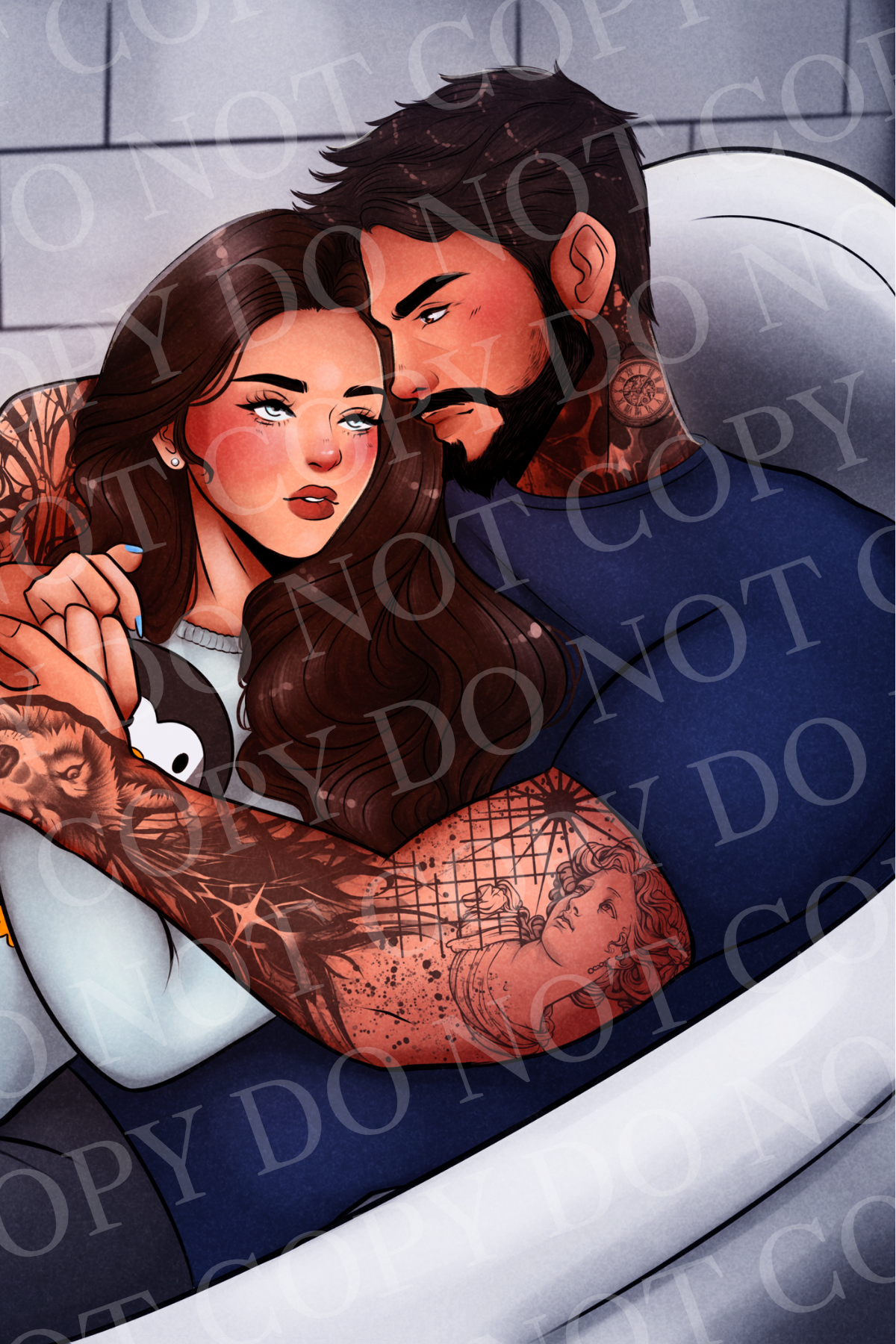 Hel's Ink Derek Indy Bathtub