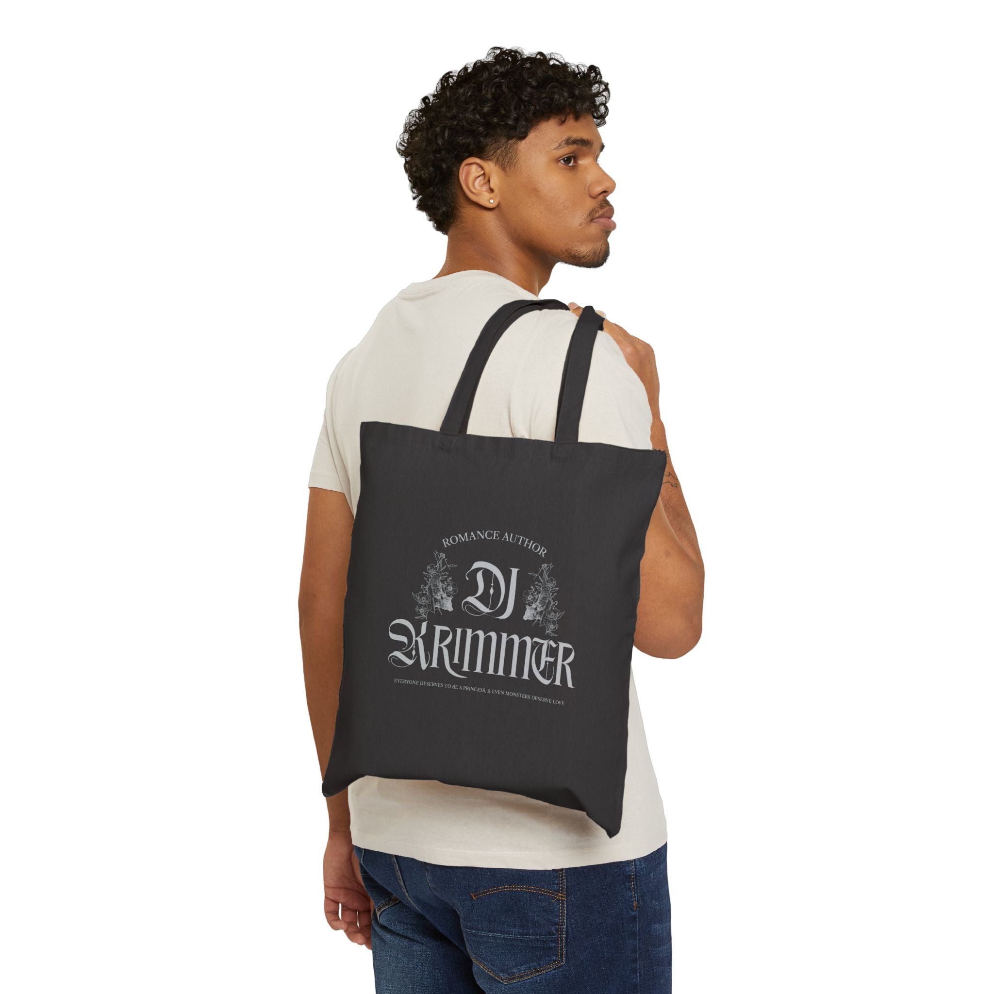 Rowe Ranch Logo Cotton Canvas Tote Bag