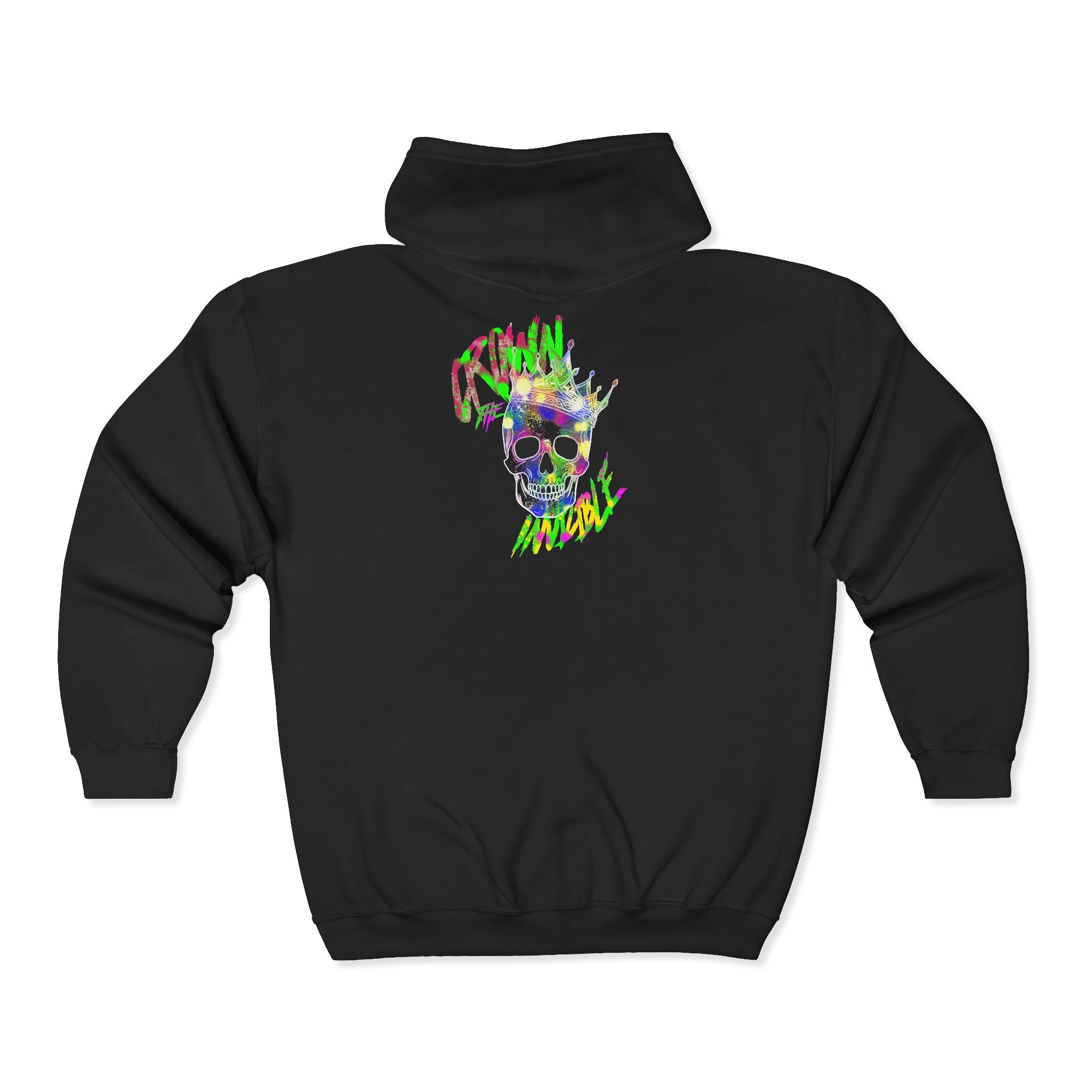 Crown the Invisible  Unisex Heavy Blend™ Full Zip Hooded Sweatshirt