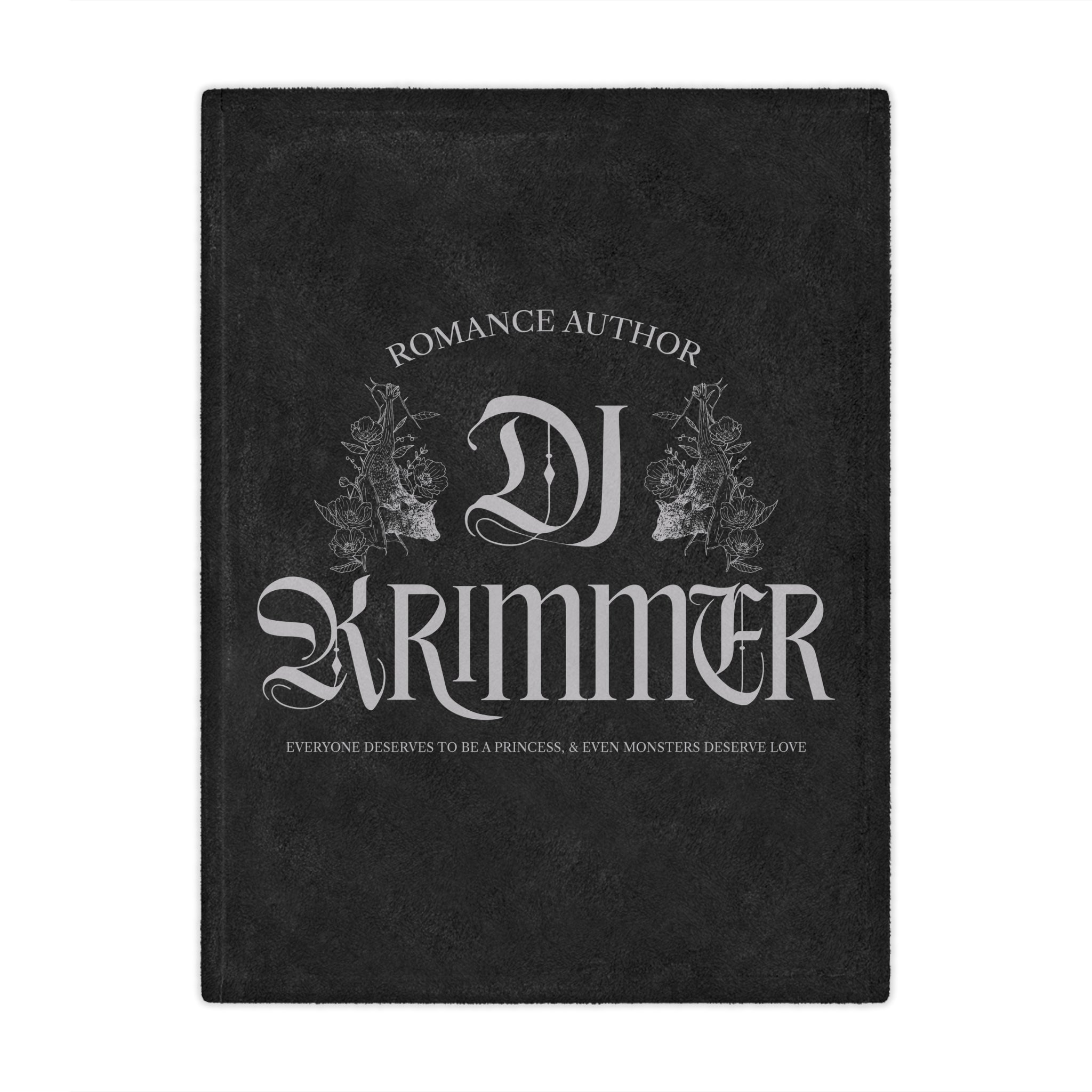 DJ Krimmer Logo Minky Blanket